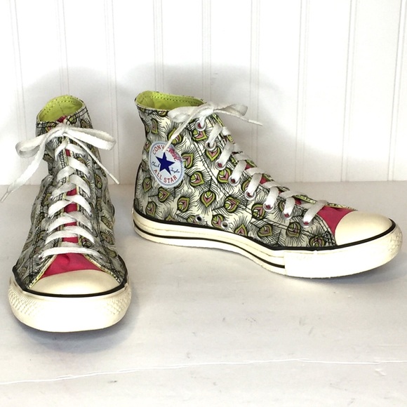 peacock converse sneakers